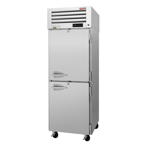 Turbo Air PRO-26-2R-N(-L) 28 3/4" 1 Section Solid Door Reach-In Refrigerator