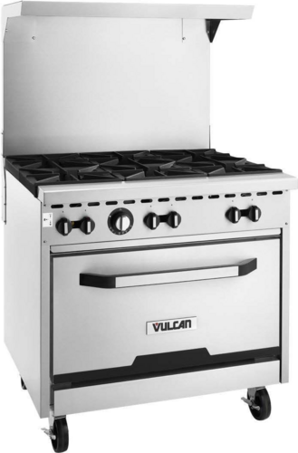 Vulcan SX36-6B-QS-PLATINUM 36" 6 Burner Gas Restaurant Range