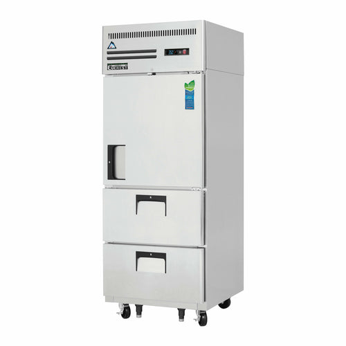 Everest ESR1D2 29 1/4" 1 Section Solid Door Reach-In Refrigerator