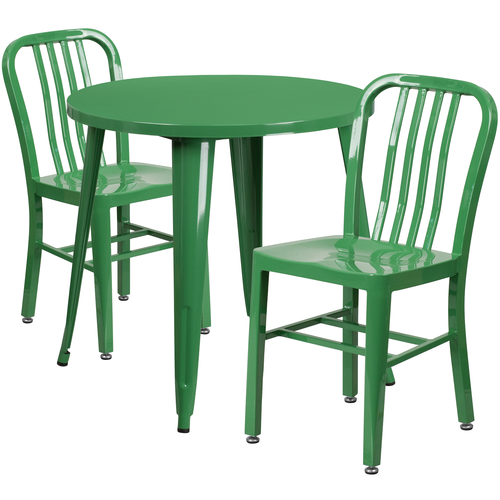 Flash Furniture CH-51090TH-2-18VRT-GN-GG Patio Dining Set