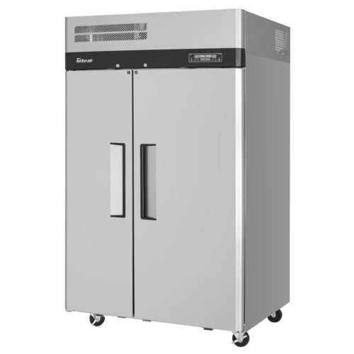 Turbo Air M3RF45-2-N 49 5/8" 2 Section Solid Door Reach-In Refrigerator Freezer