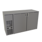 Glastender C2FB60 60" Solid Door Back Bar Cooler