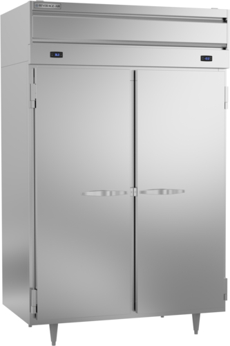 Beverage-Air PRF24-24HC-1AS 52 1/8" 2 Section Solid Door Reach-In Refrigerator Freezer