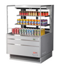 Turbo Air TOM-36L-UFD-S-3S-N 34 3/4" Open Air Merchandiser