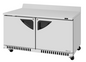 Turbo Air TWR-60SD-FB-N 60 1/4" 2 Doors Worktop Refrigerator