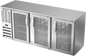 Beverage-Air BBN78HC-G-S 78" Glass Door Back Bar Cooler