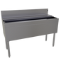 Glastender IBA-48-CP10 48" Underbar Ice Bin / Cocktail Station