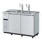 Turbo Air TCB-2SDD-N6 58 7/8" Draft Beer Cooler
