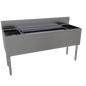 Glastender CBA-60-CP10 60" Underbar Ice Bin / Cocktail Station