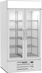 Beverage-Air MMR35HC-1-W 39 1/2" 2 Section Refrigerated Merchandiser