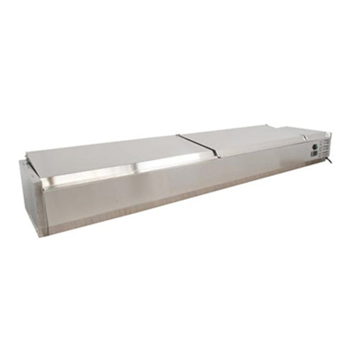 Omcan 46657 58" Refrigerated Prep Rail