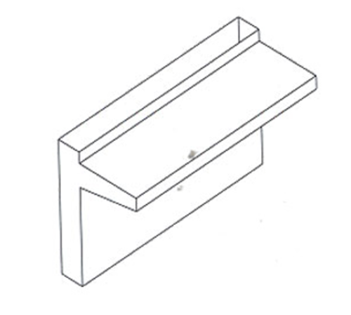 Jade Range S-54 54" Backguard Flue Riser