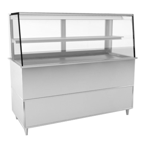 RPI VICD4-20-R-SL-SC-INS 57 1/8" Refrigerated Display Case