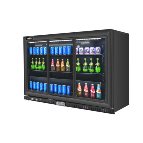 Omcan 48469 53 1/8" Glass Door Back Bar Cooler