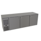 Glastender C1FL84 84" Solid Door Back Bar Cooler