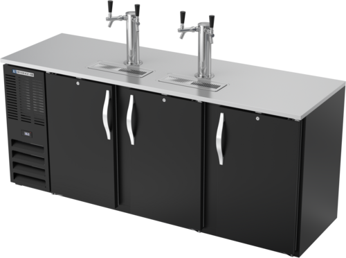 Beverage-Air DDN78HC-B 78" Draft Beer Cooler