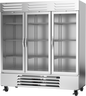Beverage-Air RB72HC-1G 75" 3 Section Glass Door Reach-In Refrigerator