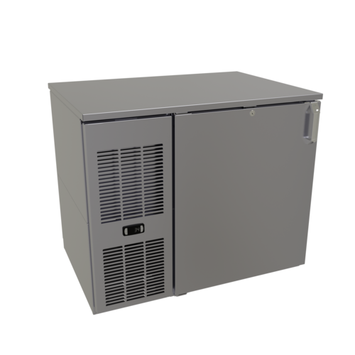Glastender CP1FL32 32" Solid Door Back Bar Cooler