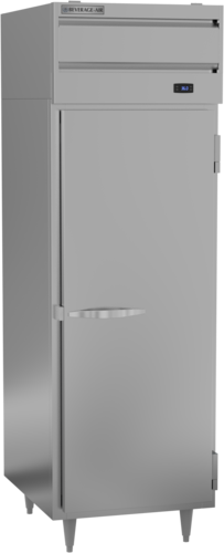Beverage-Air PR1HC-1AS 26 1/2" 1 Section Solid Door Reach-In Refrigerator