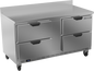 Beverage-Air WTRD60AHC-4 60" 4 Drawer Worktop Refrigerator