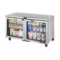True TUC-60G-HC~SPEC3 60 3/8" Glass Door Undercounter Refrigerator