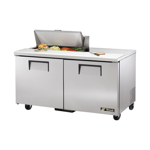 True TSSU-60-08-HC 60 3/8" 2 Doors 9 Pan Sandwich / Salad Prep Table