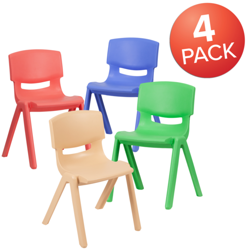 Flash Furniture 4-YU-YCX4-004-MULTI-GG 14 1/2" Dining Chair