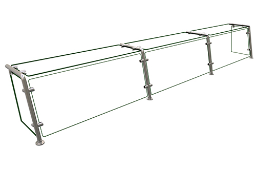 Hatco EP21-10812 108" Sneeze Guard