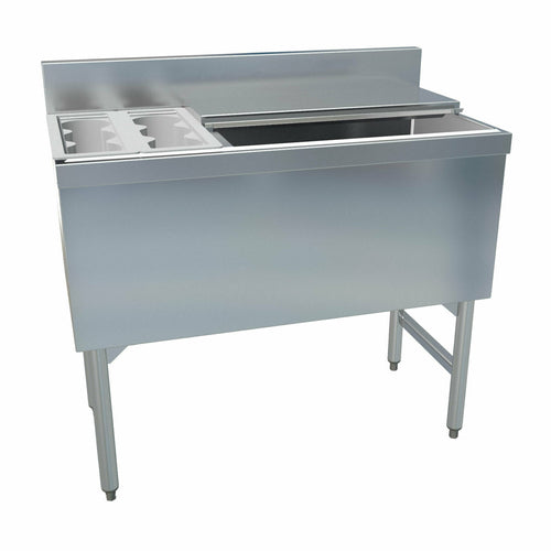 LaCrosse SD42-30CTR+10 42" Underbar Ice Bin / Cocktail Station