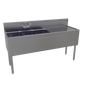 Glastender TSA-60L-S 60" Underbar Sink