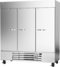 Beverage-Air HBF72HC-1 75" 3 Section Solid Door Reach-In Freezer