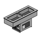 Delfield 8169-EFNP 69 1/4" Drop-In Food Well