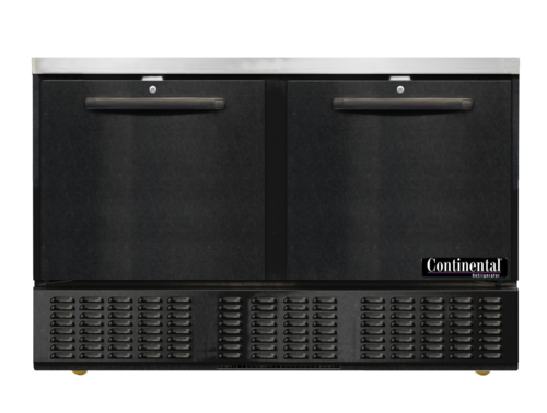 Continental Refrigerator UC48SN-B 48" Solid Door Back Bar Cooler