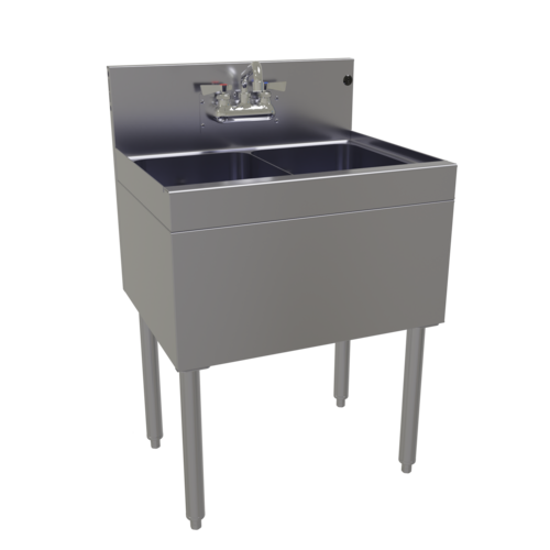 Glastender DSA-24-S 24" Underbar Sink