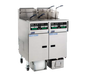 Pitco SSHLV14C/14T-2/FD 46 7/8" (3) Gas Fryer Battery