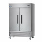 Arctic Air AF49 54" 2 Section Solid Door Reach-In Freezer