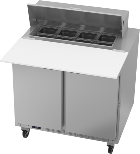 Beverage-Air SPE36HC-08C 36" 2 Doors 9 Pan Sandwich / Salad Prep Table