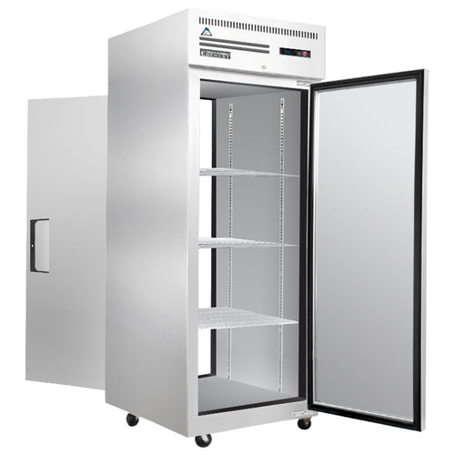 Everest ESPT-1S-1S 29 1/4" 1 Section Solid Door Pass-Thru Refrigerator