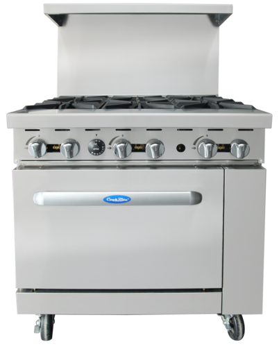 Atosa AGR-6B-NG 36" 6 Burner Gas Restaurant Range