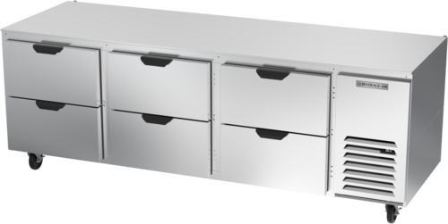 Beverage-Air UCRD93AHC-6 93" Solid Door Undercounter Refrigerator