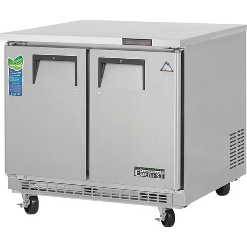 Everest ETBSF2 35 5/8" Solid Door Undercounter Freezer