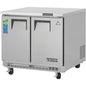 Everest ETBSF2 35 5/8" Solid Door Undercounter Freezer