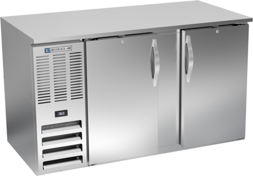 Beverage-Air BB58HC-F-S 58" Solid Door Back Bar Cooler