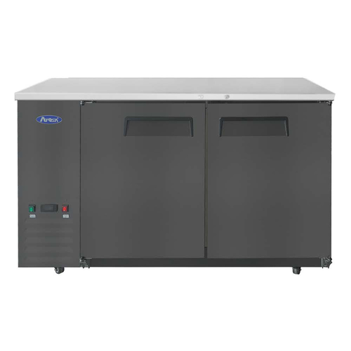Atosa SBB59GRAUS2 57 3/4" Solid Door Back Bar Cooler