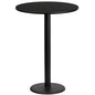 Flash Furniture XU-RD-24-BLKTB-TR18B-GG Dining Table