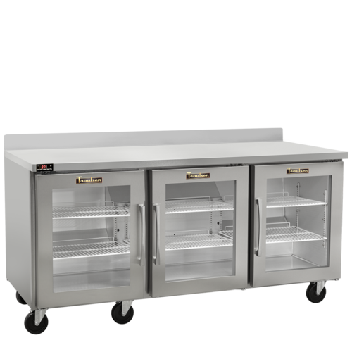 Traulsen CLUC-72R-GD-WTLRR 72 1/4" 3 Doors Worktop Refrigerator