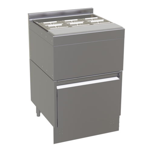 Glastender E-ICP-24 24" Underbar Ice Bin / Cocktail Station