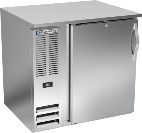 Beverage-Air BB36HC-S 36" Solid Door Back Bar Cooler