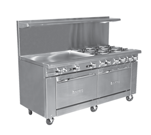 Royal Range RR-10G12-C 72" Gas Restaurant Range