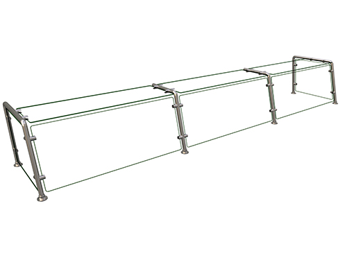 Hatco EP22-10818 108" Sneeze Guard